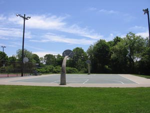 Basketball Court in a park