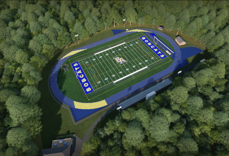 Bacon Academy Athletic Complex Project Rendering