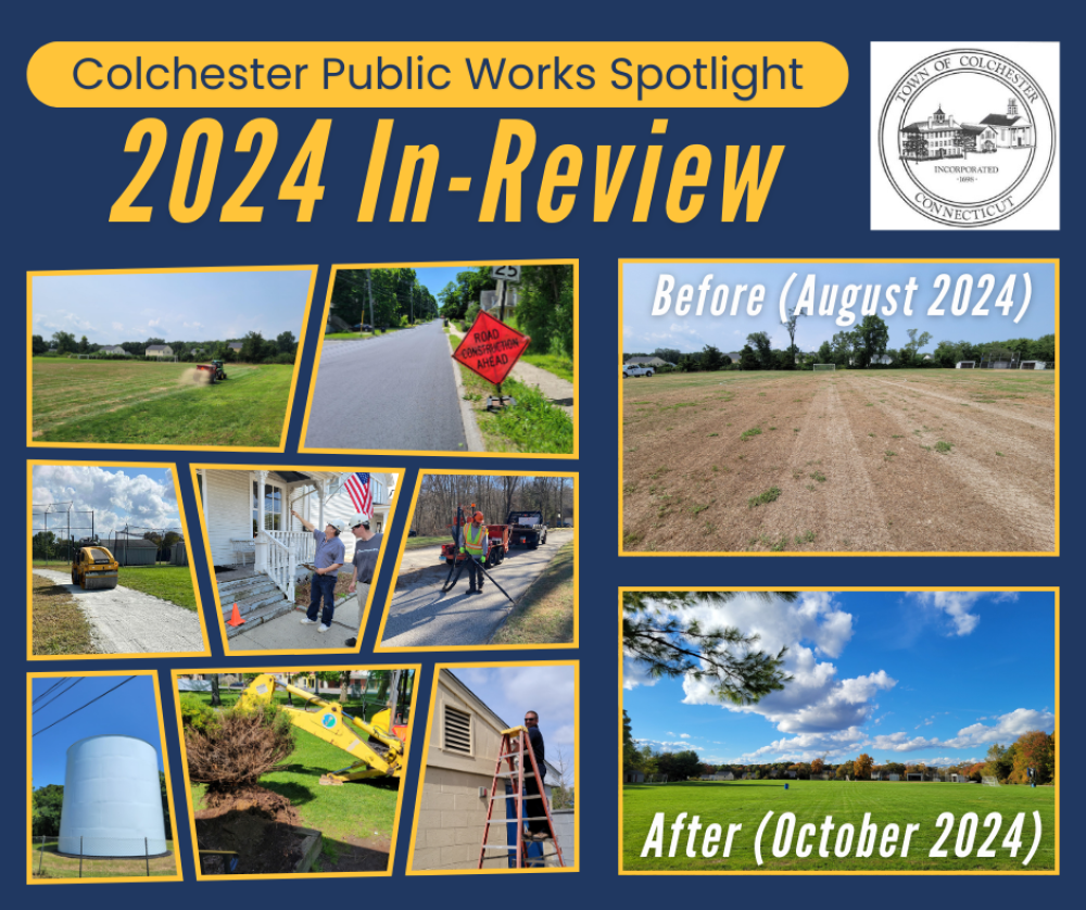 Colchester Public Works projects 2024
