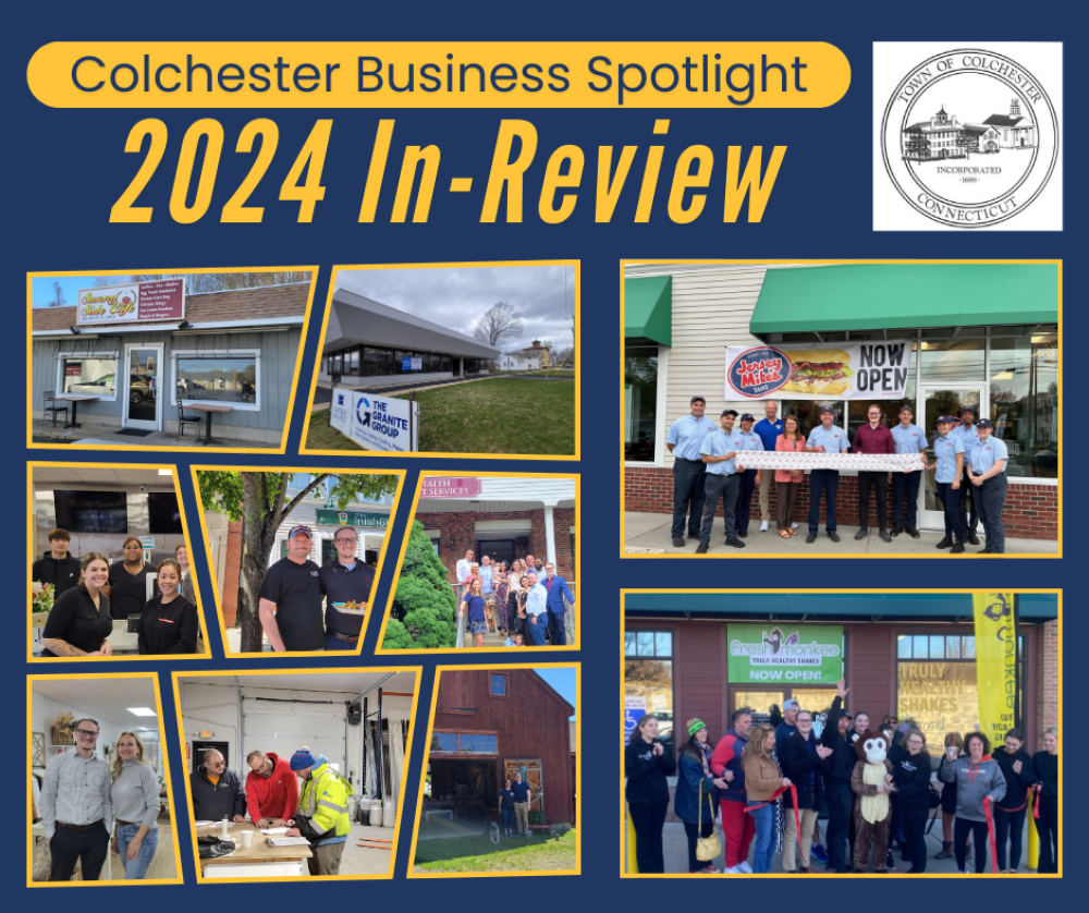 Colchester Business Spotlights 2024 Bernie Dennler, Colchester First Selectman