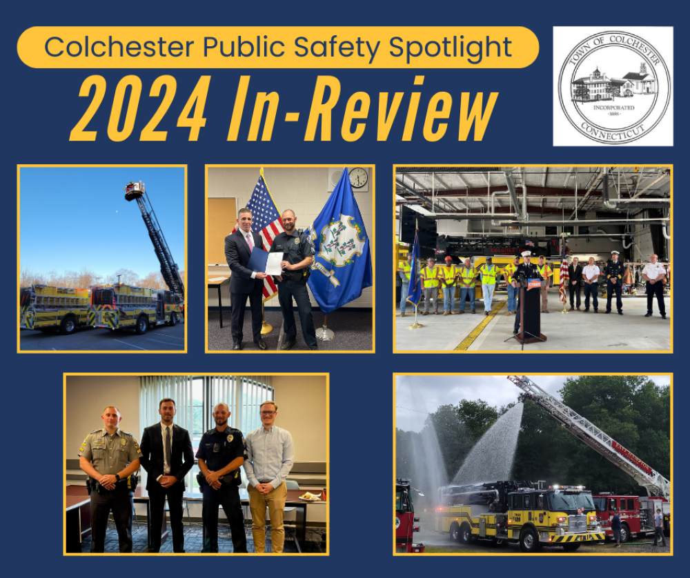 Bernie Dennler, Colchester First Selectman Public Safety Awards