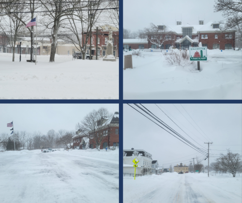 Monday blizzard clean up operations - February 2026, Colchester, CT