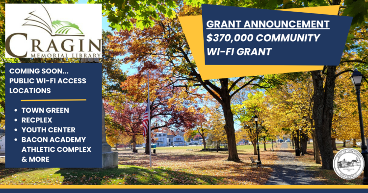 Community Wi-Fi Grant, $370,000