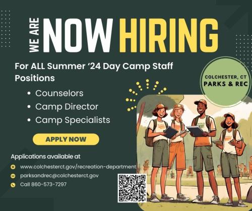 Summer Camp Hiring 2024