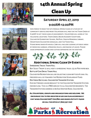 2019 Annual Spring Clean Up