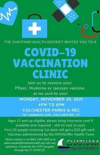 COVID 19 Vaccine Clinic