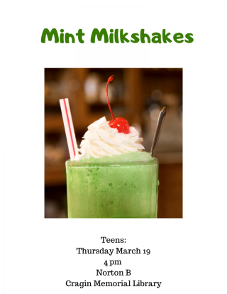 Teens: Mint Milkshakes