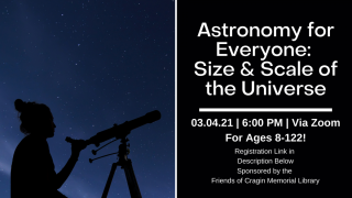 Astronomy for Everyone: Size & Scale of the Universe