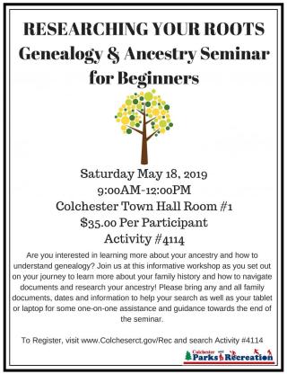 Genealogy & Ancestry Seminar for Beginners