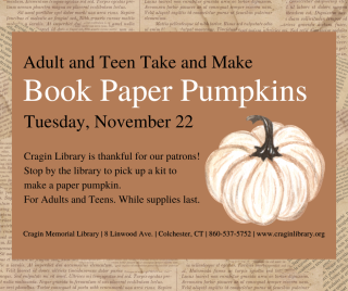 Book Paper Pumpkins