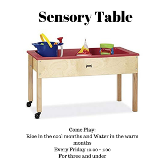 Sensory Table