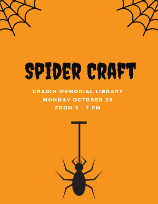 spooky spider craft