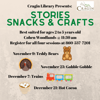 Stories, Snacks, and Crafts