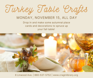 Turkey Table Crafts